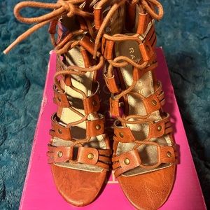 Rampage Kandu High Heel Wedge Sandal - Size 7